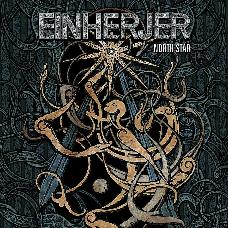 the album cover for Einherjer - North Star