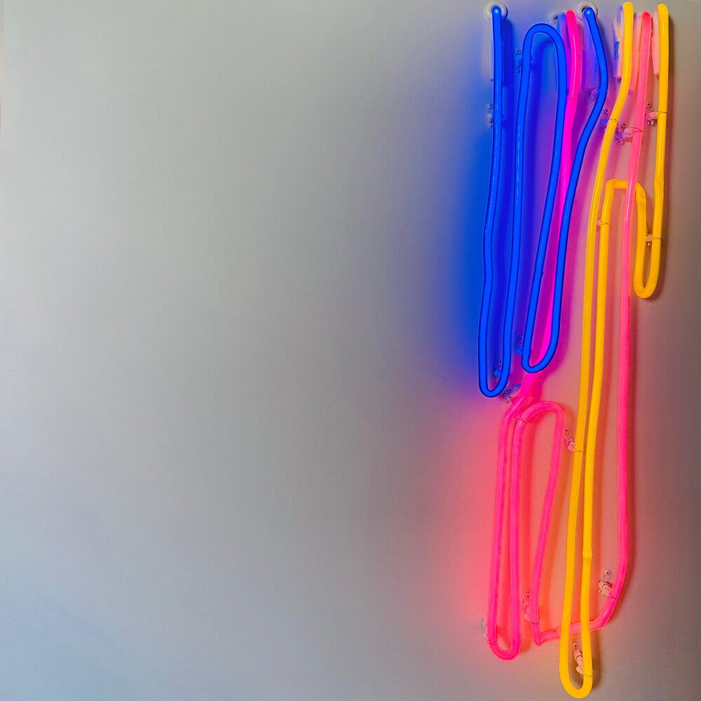 the album cover for Dot Hacker - Neon Arrow / Rewire (Neon Magenta Vinyl) [Colored Vinyl]