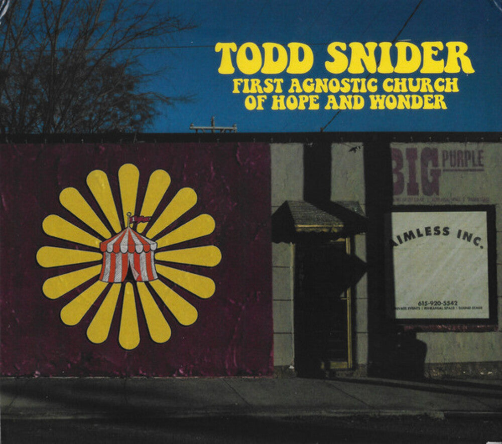 the album cover for Todd Snider - First Agnostic Church of Hope and Wonder
