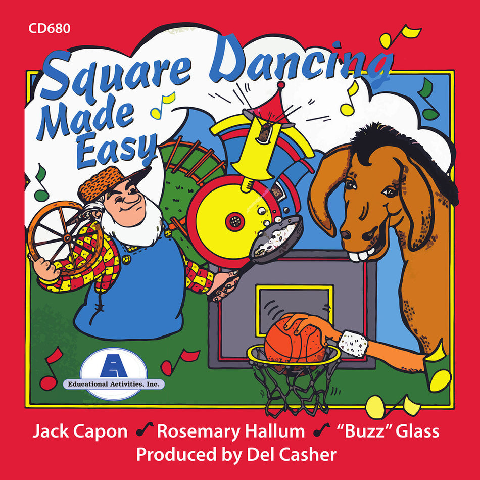 the album cover for Jack Capon  / Hallum,Rosemary - Square Dancing Made Easy