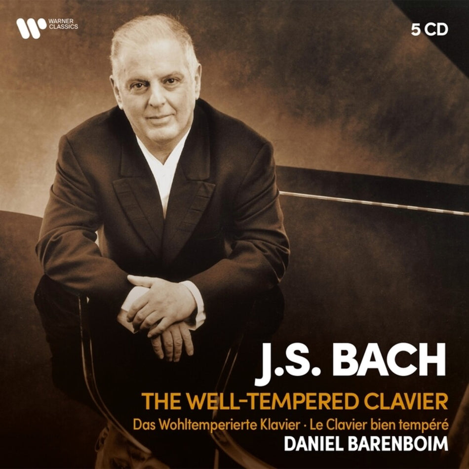 the album cover for Barenboim, Daniel - Bach: The Well-Tempered Clavier
