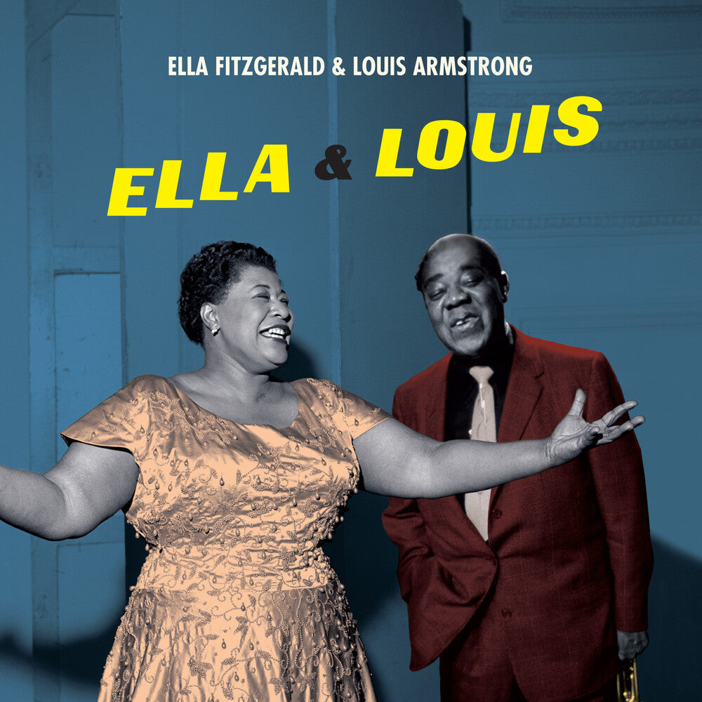 the album cover for Ella Fitzgerald & Louis Armstrong - Ella & Louis (Bonus Track) [Colored Vinyl] [180 Gram] (Spa)