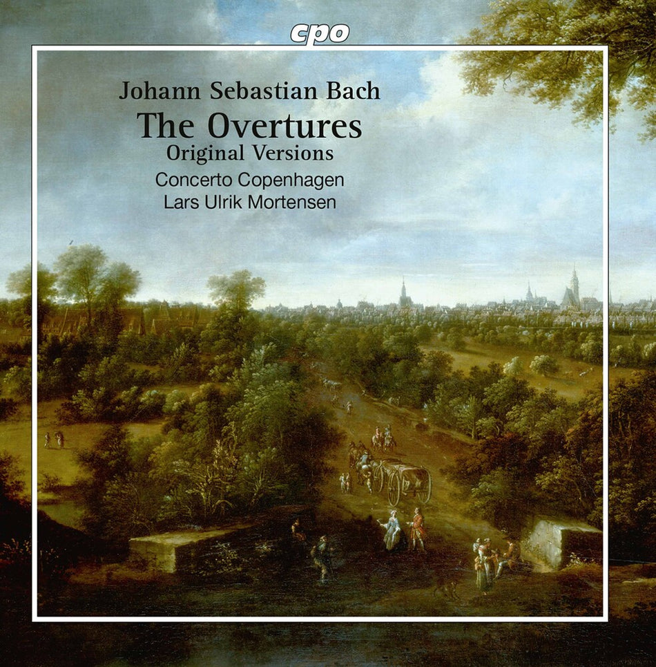the album cover for J Bach .S. / Concerto Copenhagen / Mortensen - Overtures Bwv 1066-1069