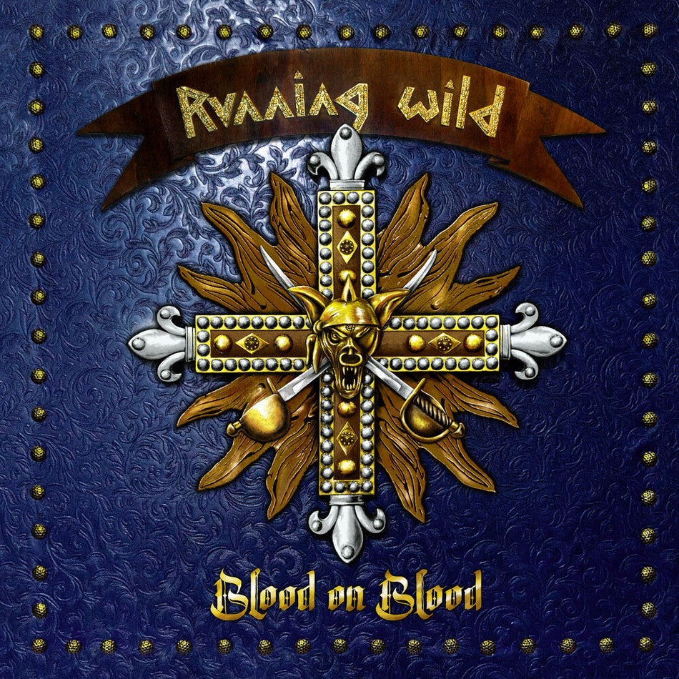 the album cover for Running Wild - Blood On Blood (Post) [Digipak]