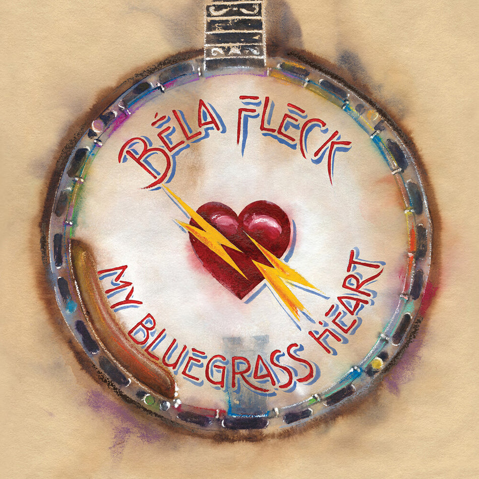 the album cover for Bela Fleck - My Bluegrass Heart [LP]