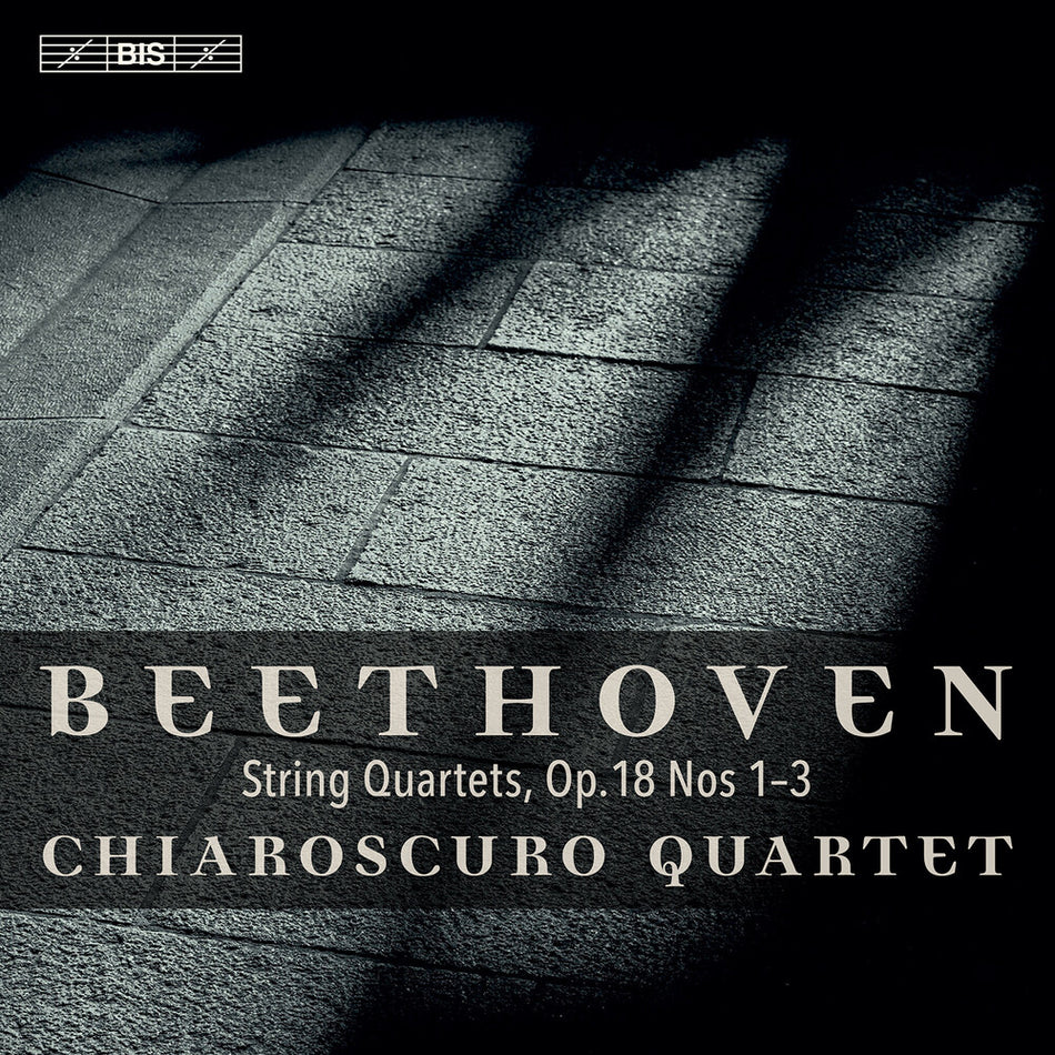 the album cover for Beethoven / Chiaroscuro Quartet - String Quartets 18 1-3 (Hybr)