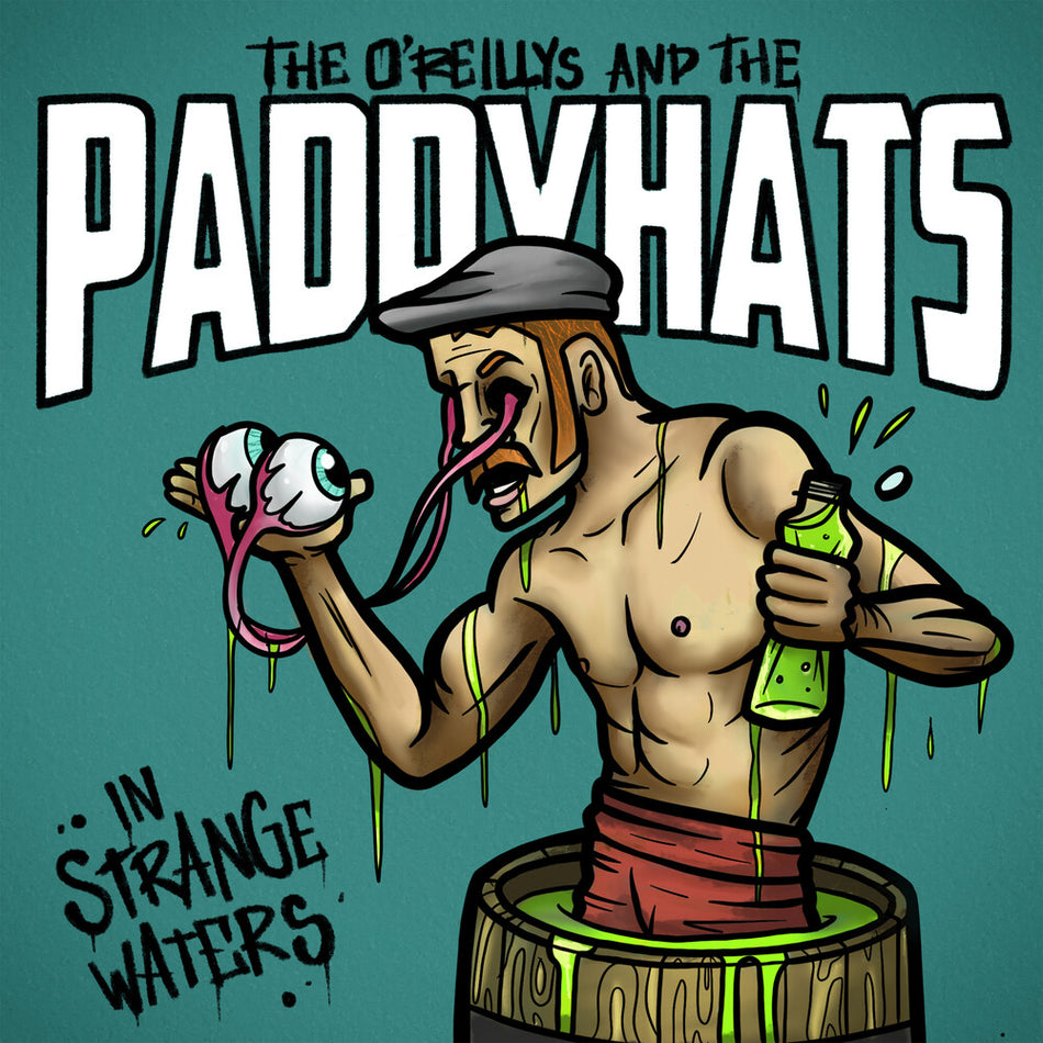 the album cover for O'Reillys & the Paddyhats - In Strange Waters (White Vinyl)