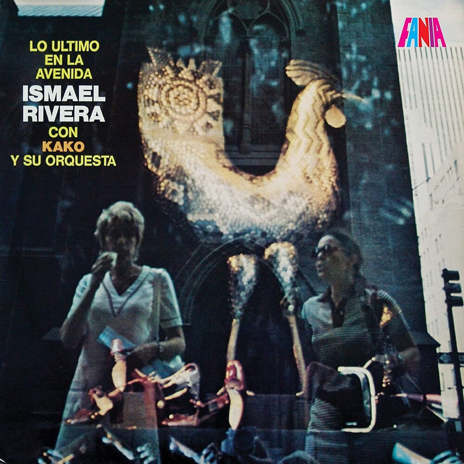 the album cover for Ismael Rivera Con Kako Y Su Orquesta - Lo Ultimo en la Avenida [LP]