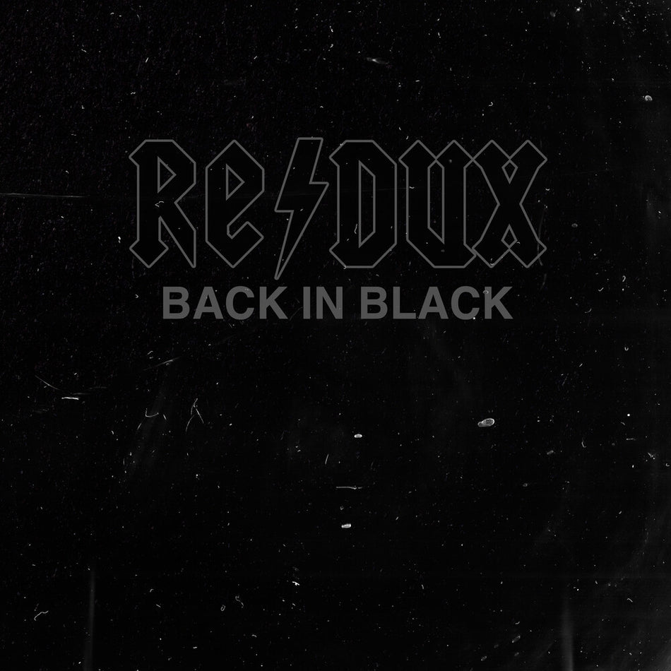 the album cover for Back In Black (Redux) / Various - Back In Black (Redux) / Various [Digipak]