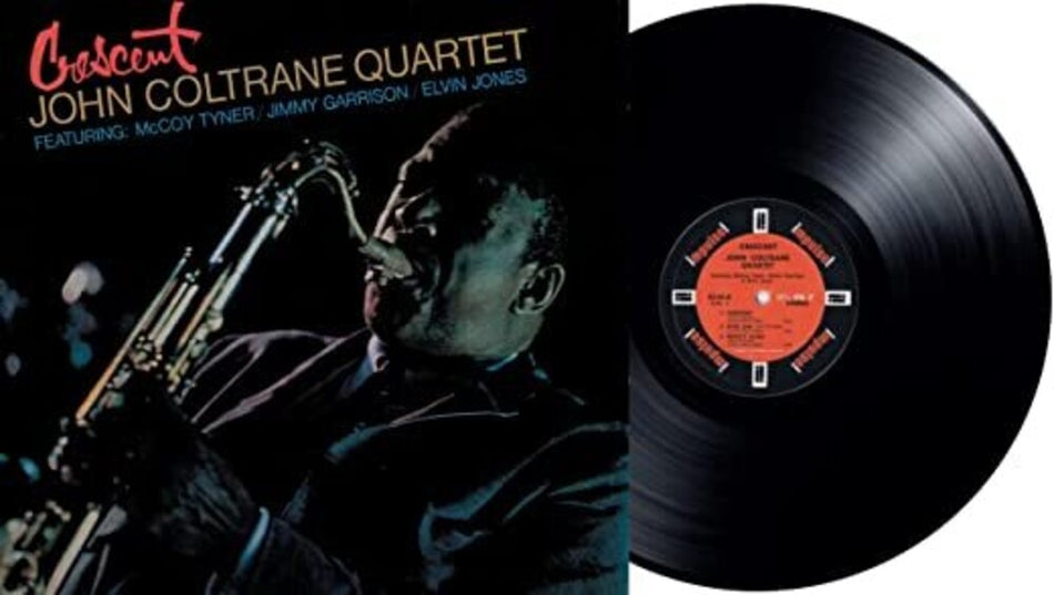 the album cover for John Coltrane Quartet - Crescent [Verve Acoustic Sounds Series LP]
