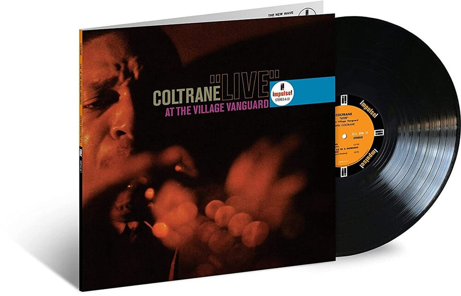 the album cover for John Coltrane - Live At The Village Vanguard [Verve Acoustic Sounds Series LP]