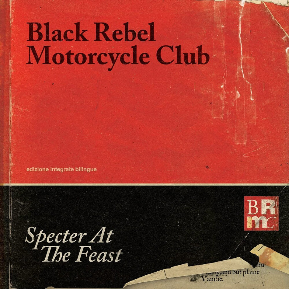 the album cover for Black Rebel Motorcycle Club - Specter At The Feast