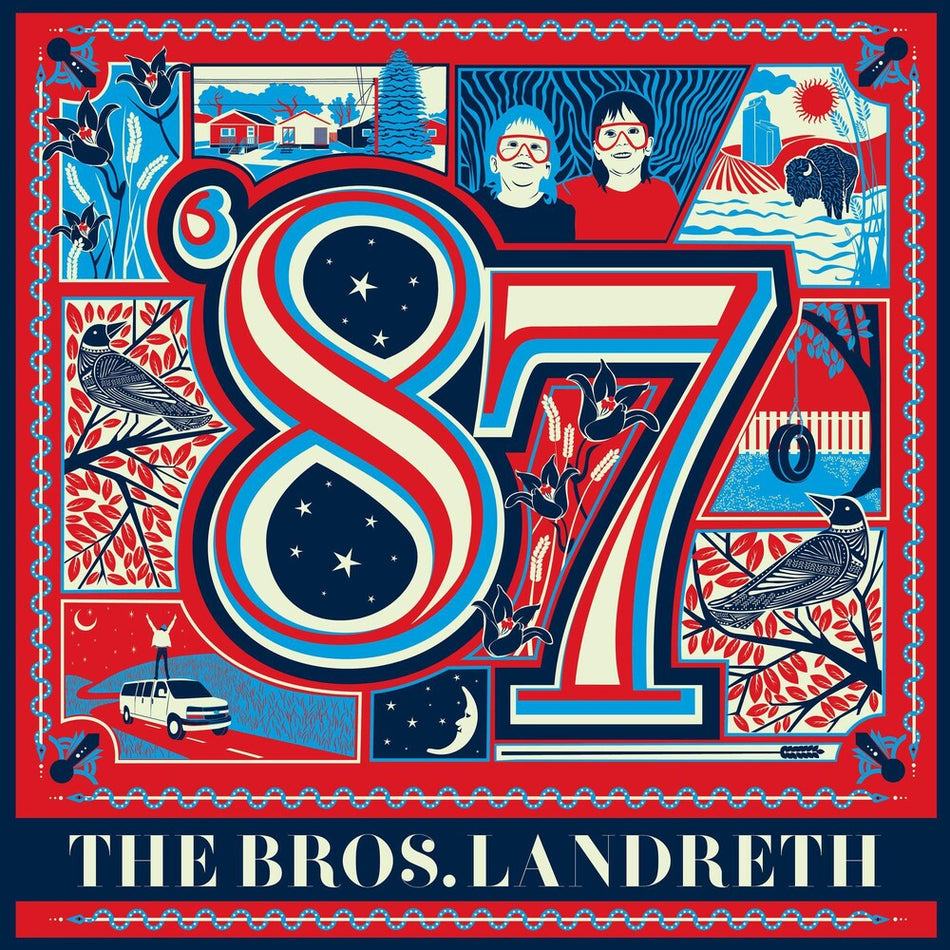 the album cover for Bros Landreth - 87