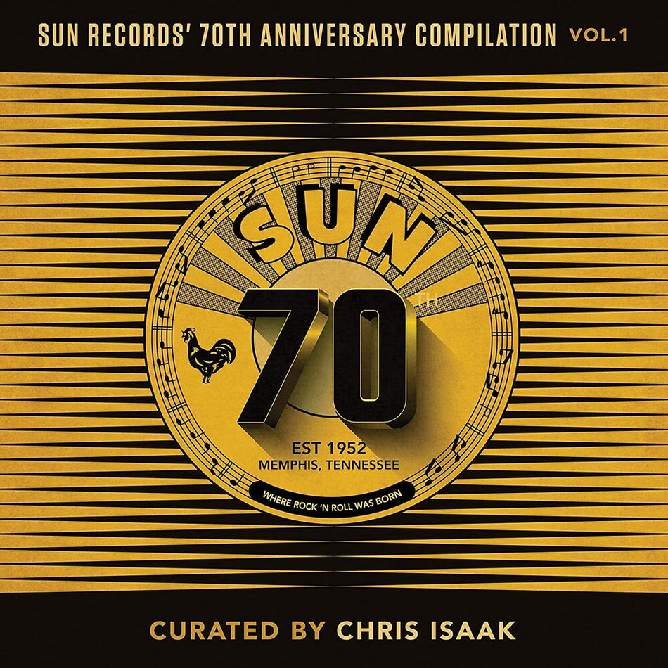 the album cover for Various Artists - Sun Records' 70th Anniversary Compilation, Vol. 1 [LP]