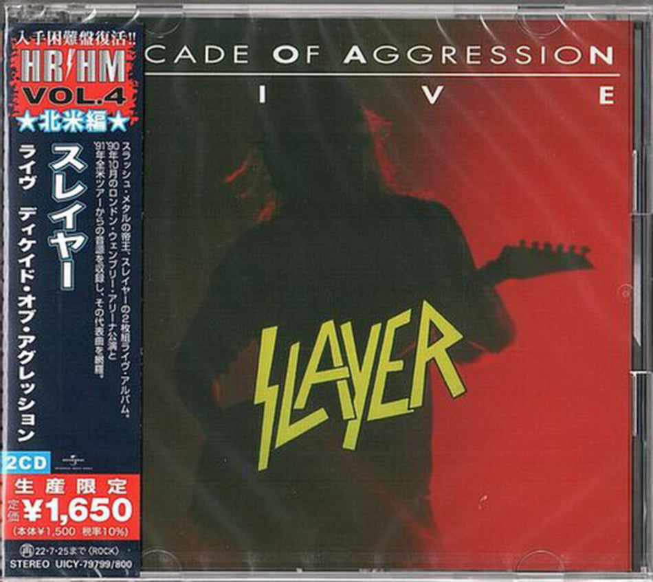 the album cover for Slayer - Live: Decade Of Aggression