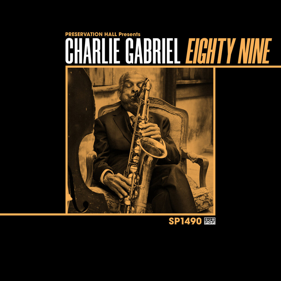 the album cover for Charlie Gabriel - Eighty Nine [Limited Edition Translucent Gold LP]
