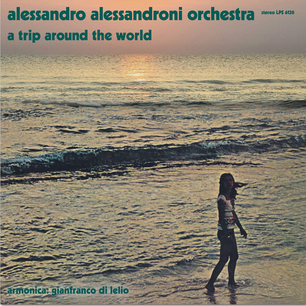 the album cover for Alessandro Alessandroni  (Colv) (Ylw) (Ita) - Trip Around The World / O.S.T. [Colored Vinyl] (Ylw) (Ita)