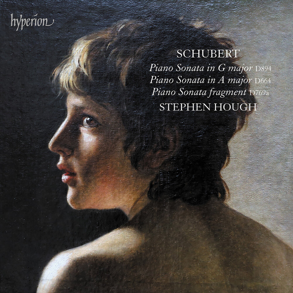 the album cover for Stephen Hough - Schubert: Piano Sonatas D664 769a & 894
