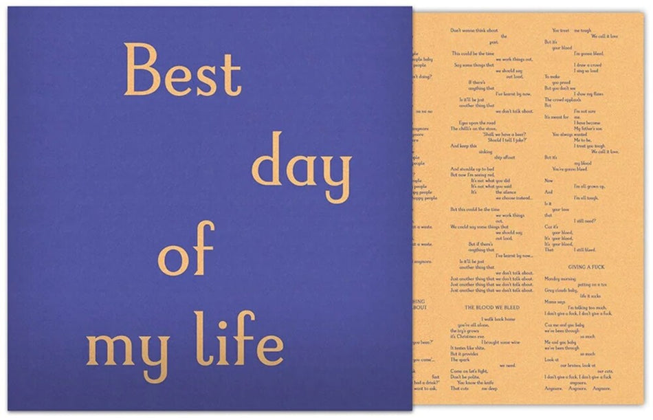 the album cover for Tom Odell - Best Day Of My Life [Limited Edition LP]