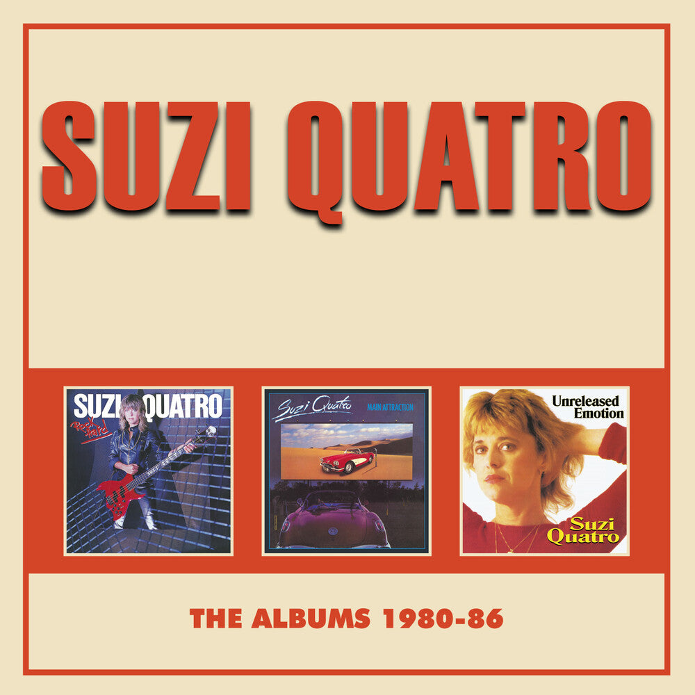 the album cover for Suzi Quatro - Albums 1980-1986 (Uk)