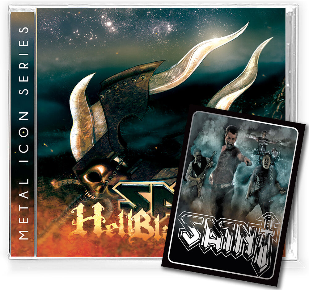 the album cover for The Saint - Hell Blade: Metal Icon Series