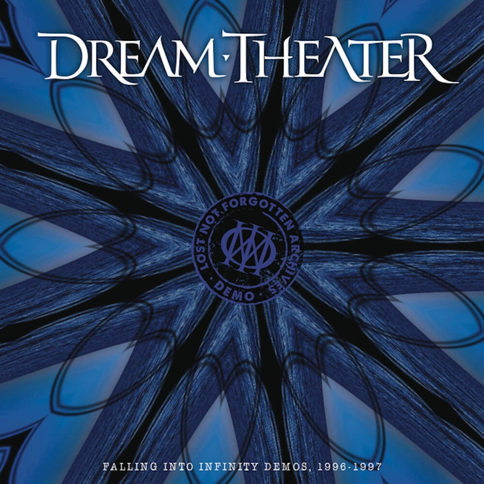 the album cover for Dream Theater - Lost Not Forgotten Archives: Falling Into Infinity Demos, 1996-1997 [Blue 3LP + 2CD]