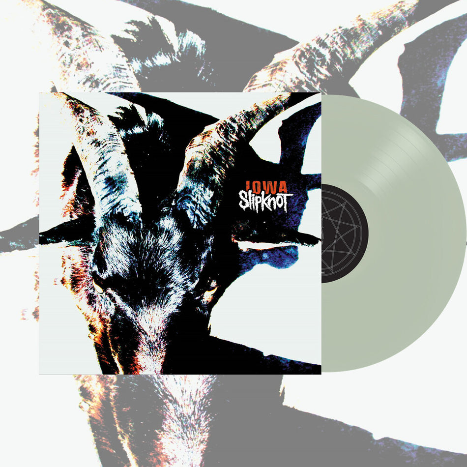 the album cover for Slipknot - Iowa [Translucent LP]