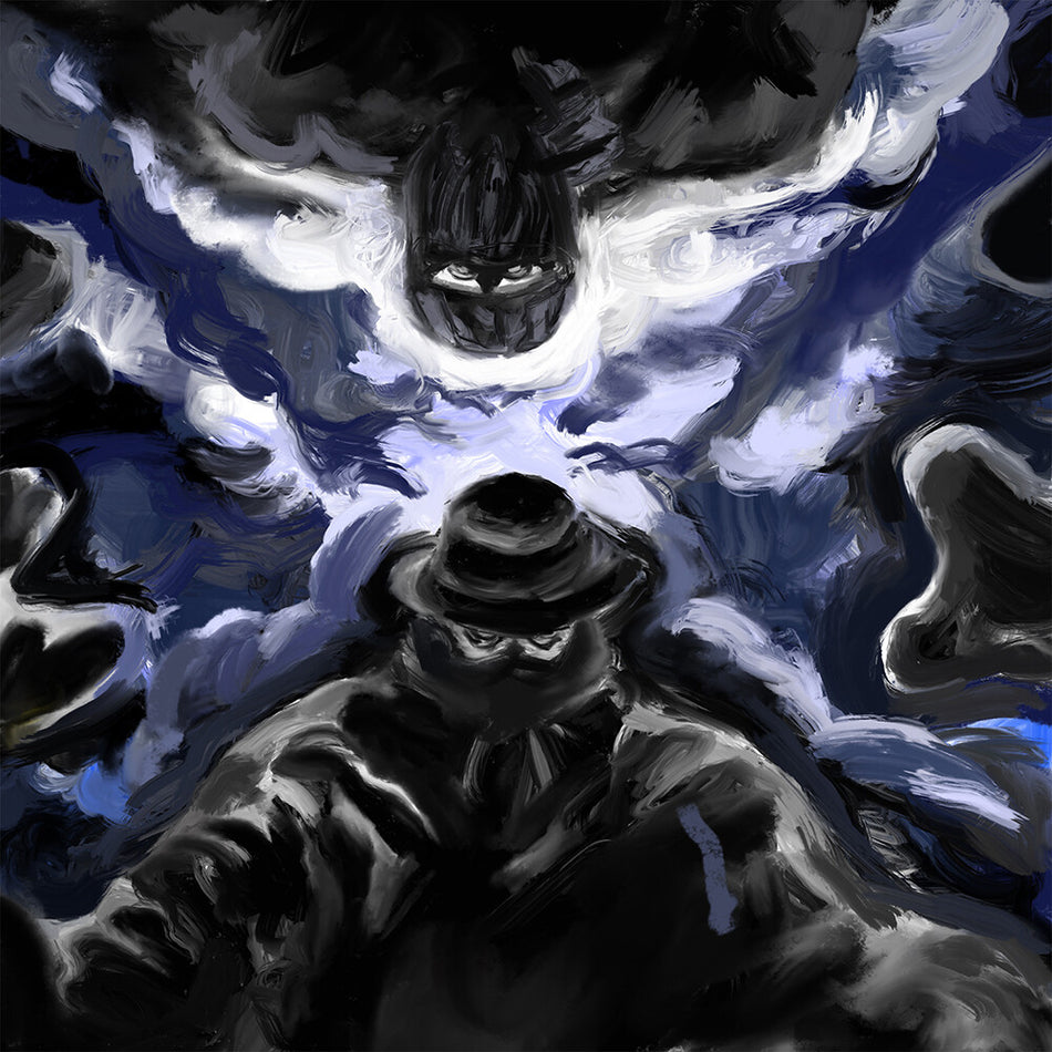 the album cover for Yungmorpheus & Eyedress - Affable With Pointed Teeth