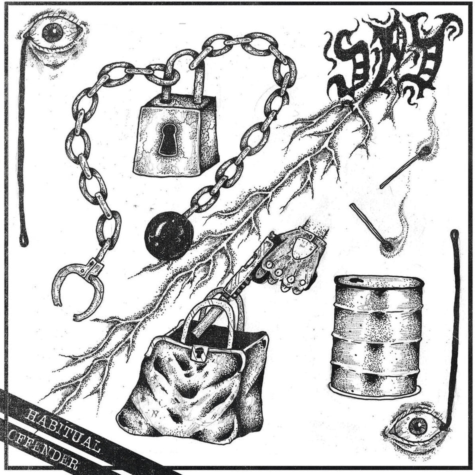 the album cover for Spy - Habitual Offender