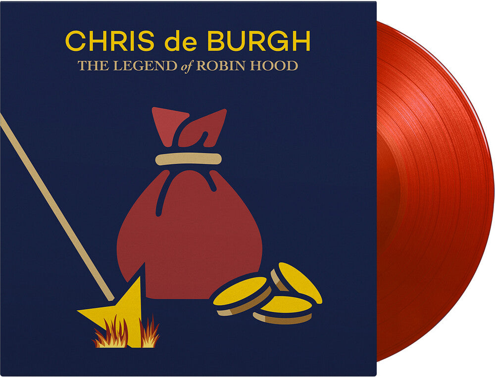 the album cover for De Chris Burgh - Legend Of Robin Hood [Colored Vinyl] [Limited Edition] (Red)