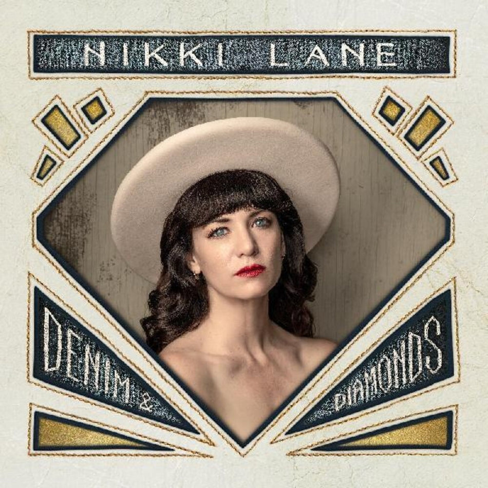 the album cover for Nikki Lane - Denim & Diamonds [Indie Exclusive Limited Edition Opaque Yellow LP]