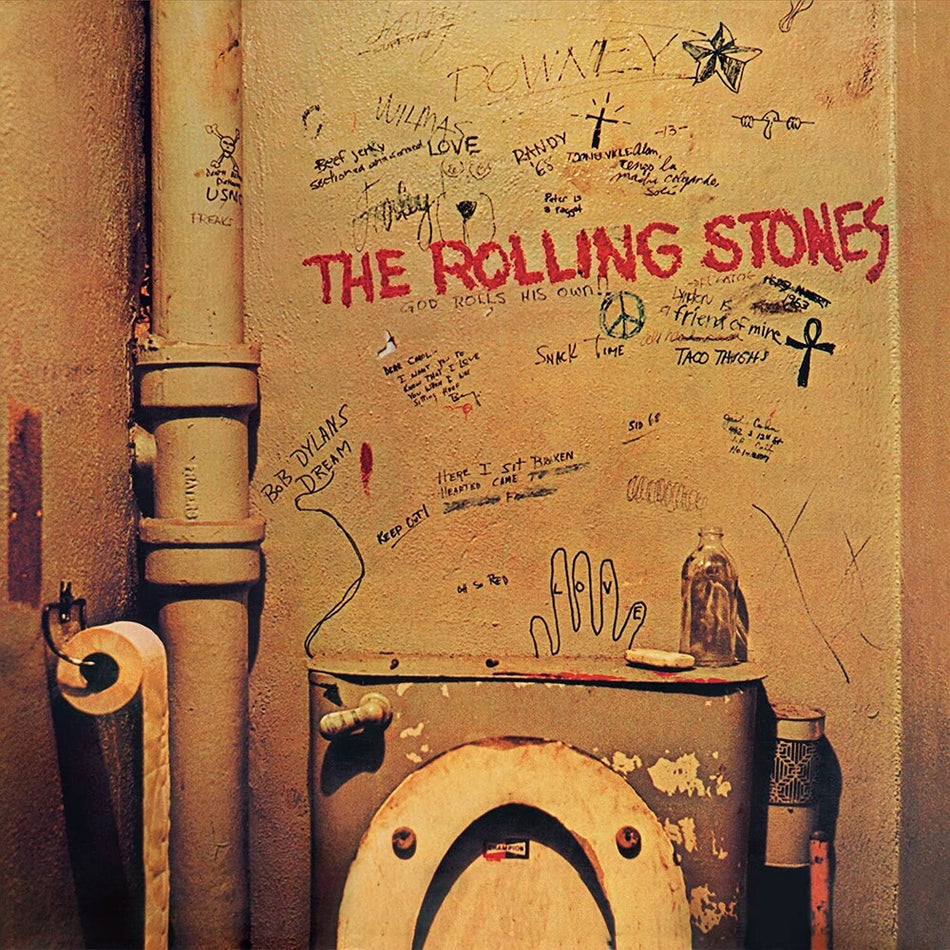 the album cover for The Rolling Stones - Beggars Banquet [LP]
