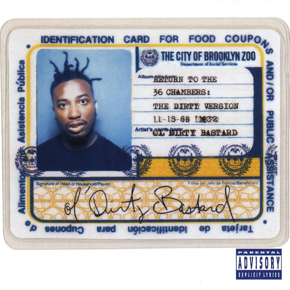 the album cover for Ol' Dirty Bastard - Return to the 36 Chambers (Dirty)