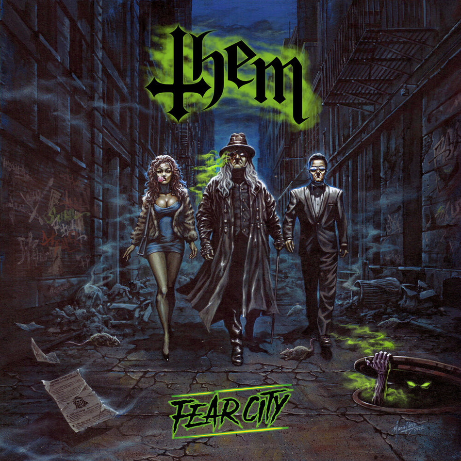 the album cover for Them - Fear City