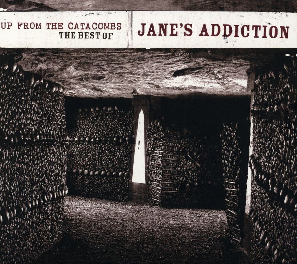 the album cover for Jane's Addiction - Up From The Catacombs: Best Of Jane's Addiction