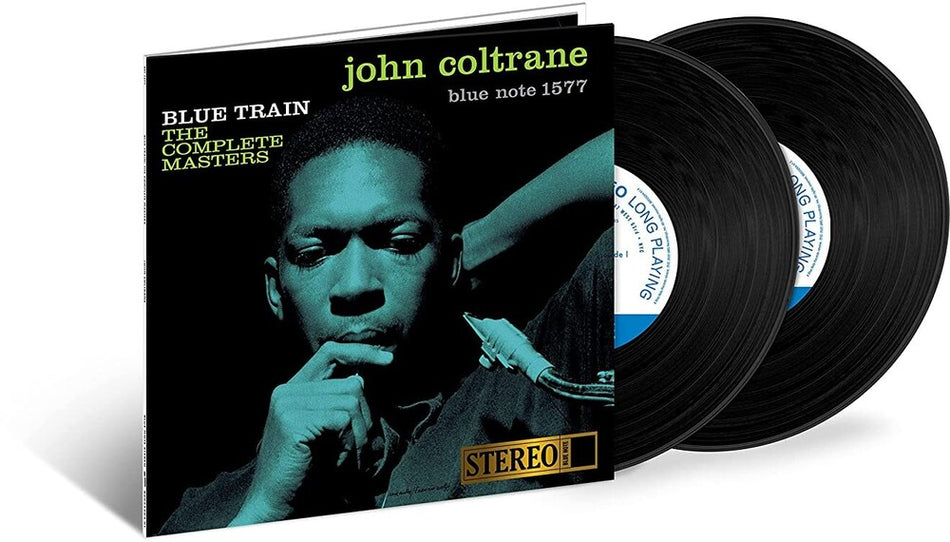 the album cover for John Coltrane - Blue Train: The Complete Masters (Blue Note Tone Poet Series) [Stereo 2LP]