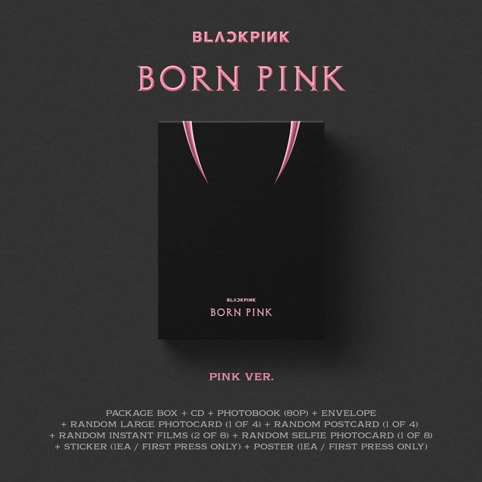 the album cover for BLACKPINK - BORN PINK [Standard CD Boxset – Version A / PINK]