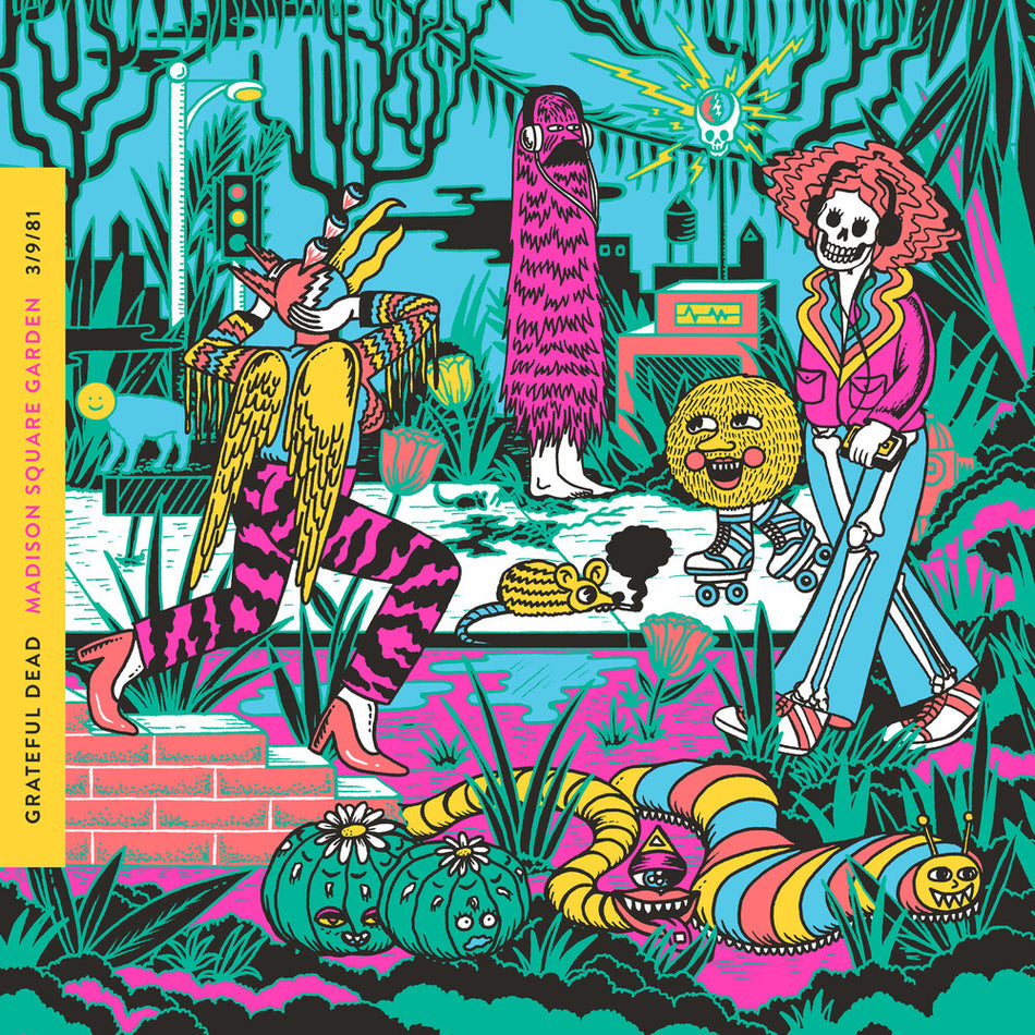 the album cover for Grateful Dead - Madison Square Garden, New York, NY 3/9/81 (Live) [3CD]