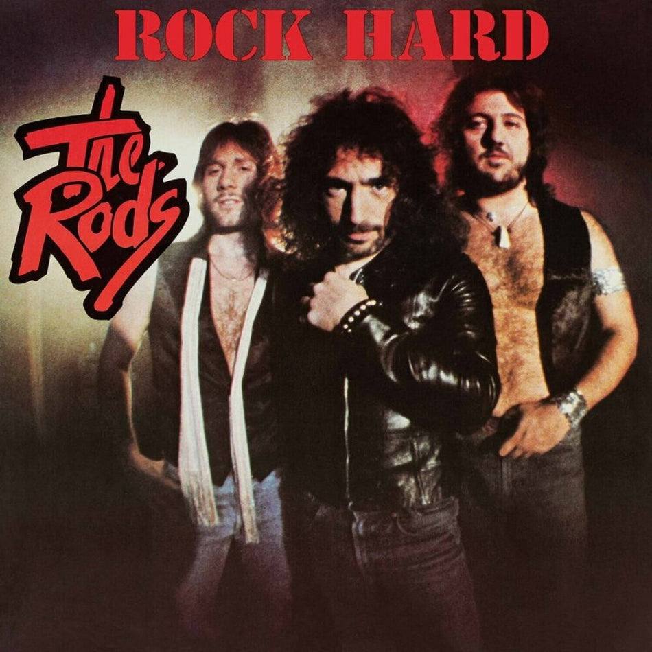 the album cover for The Rods - Rock Hard - Bi-Color [Colored Vinyl]