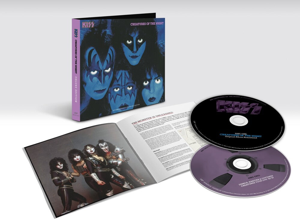 the album cover for KISS - Creatures Of The Night: 40th Anniversary [2CD Deluxe Edition]
