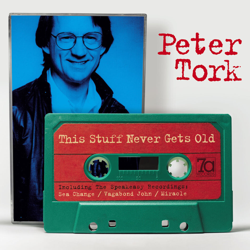 the album cover for Peter Tork - This Stuff Never Gets Old - 10-Inch Blue Vinyl