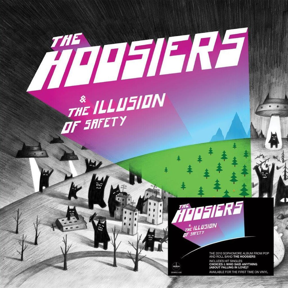 the album cover for Hoosiers - Illusion Of Safety (Blk) (Ofgv) (Uk)