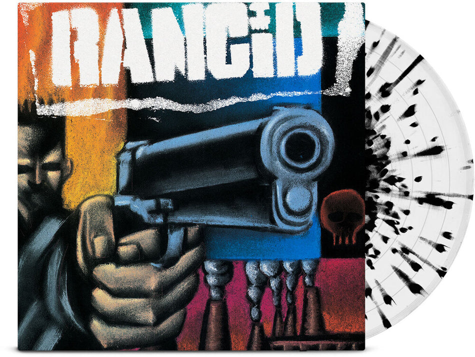 the album cover for Rancid - Rancid: 30th Anniversary Edition [Limited Edition White & Black Splatter LP]