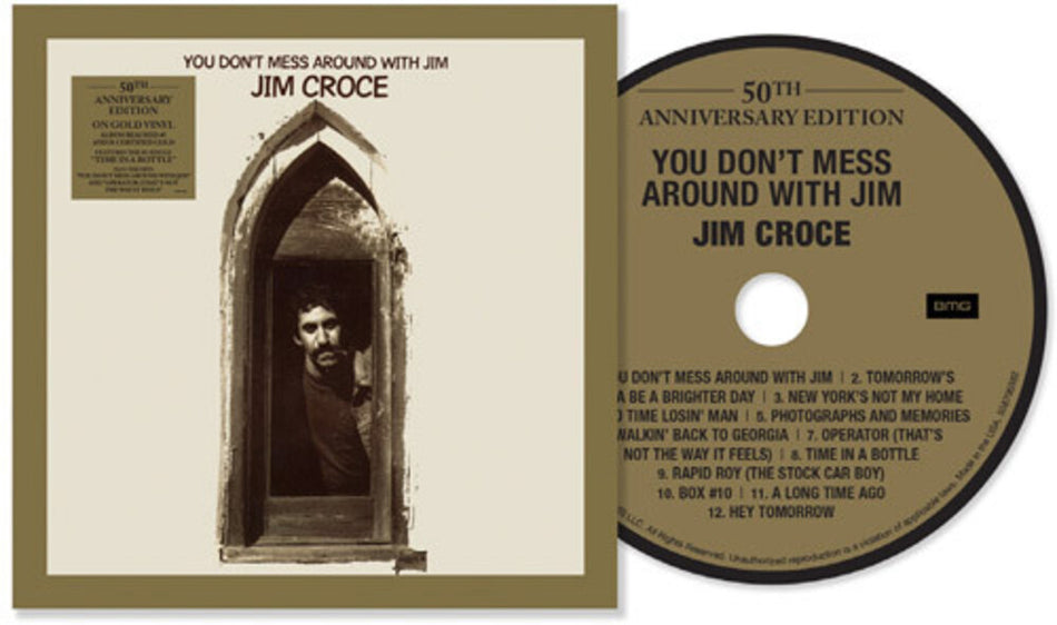 the album cover for Jim Croce - You Don't Mess Around With Jim (50th Anniversary)