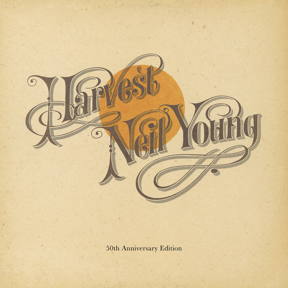 the album cover for Neil Young - Harvest: 50th Anniversary Edition [2LP/7in/2DVD Box Set]