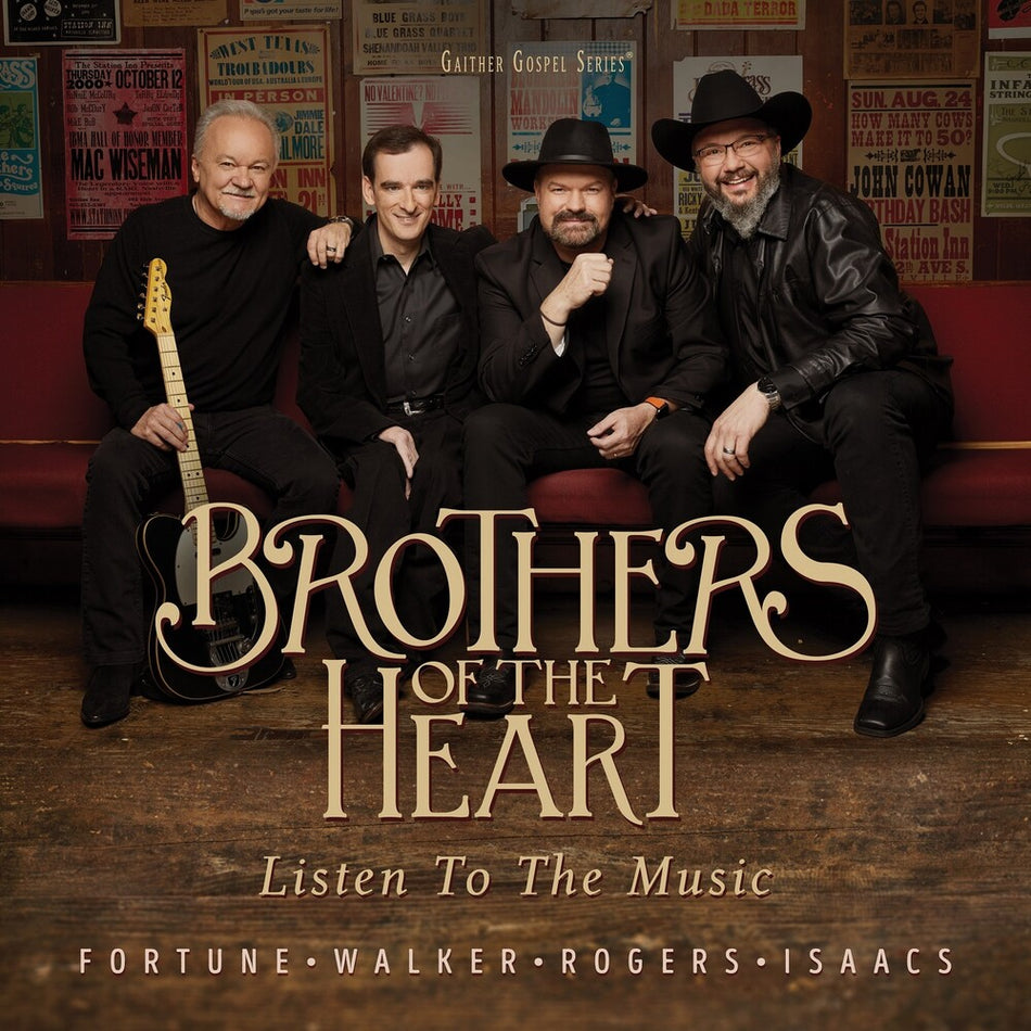 the album cover for Brothers Of The Heart - Listen To The Music