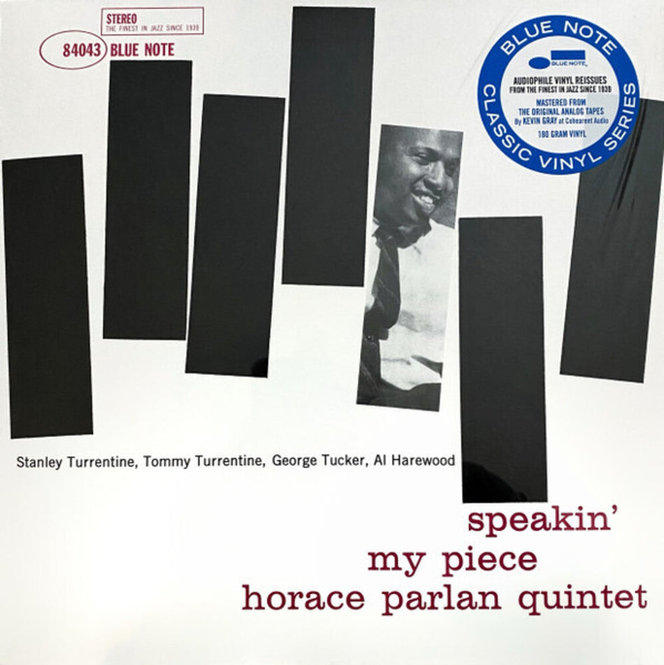 the album cover for Horace Parlan - Speakin My Piece (Blue Note Classic Series)[LP]