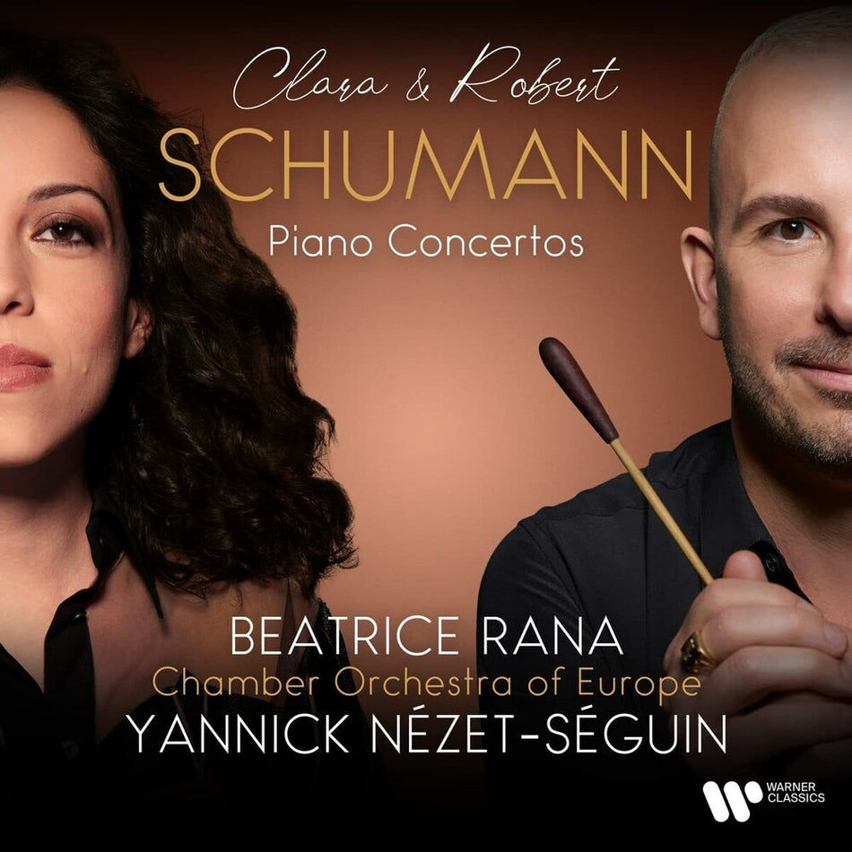 the album cover for Beatrice Rana - Clara Wieck-Schumann & Robert Schumann: Pno Cons