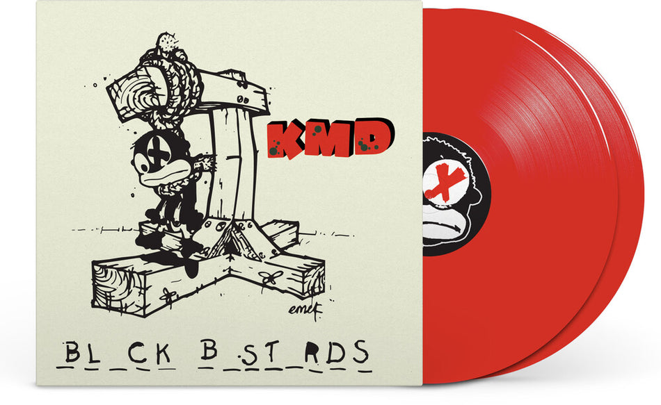 the album cover for KMD - Black Bastards [Red 2LP]