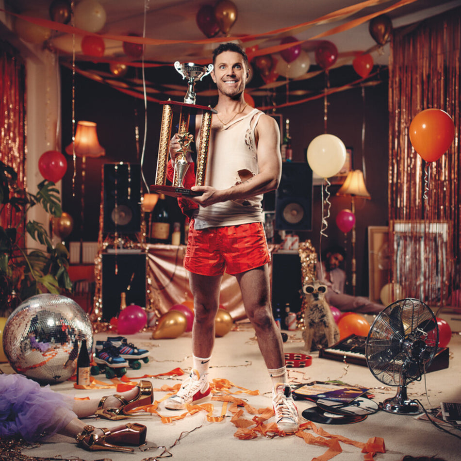 the album cover for Jake Shears - Last Man Dancing [Clear LP]